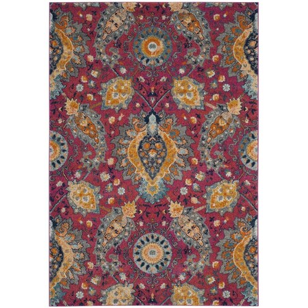 Safavieh Madison Medium Rectangle Area Rug Fuchsia & Gold - 5 ft. - 1 in. x 7 ft. - 6 in. MAD600A-5